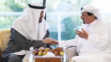 رئيس الدولة يزور حاكم عجمان ويؤكدان: تمكين المواطن أولوية وطنية