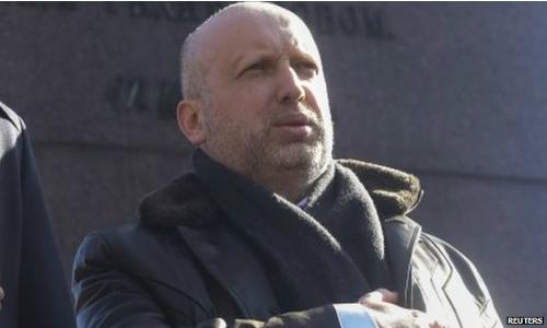 الرئيس الأوكراني المؤقت: روسيا ترفض كل أشكال التفاوض معنا